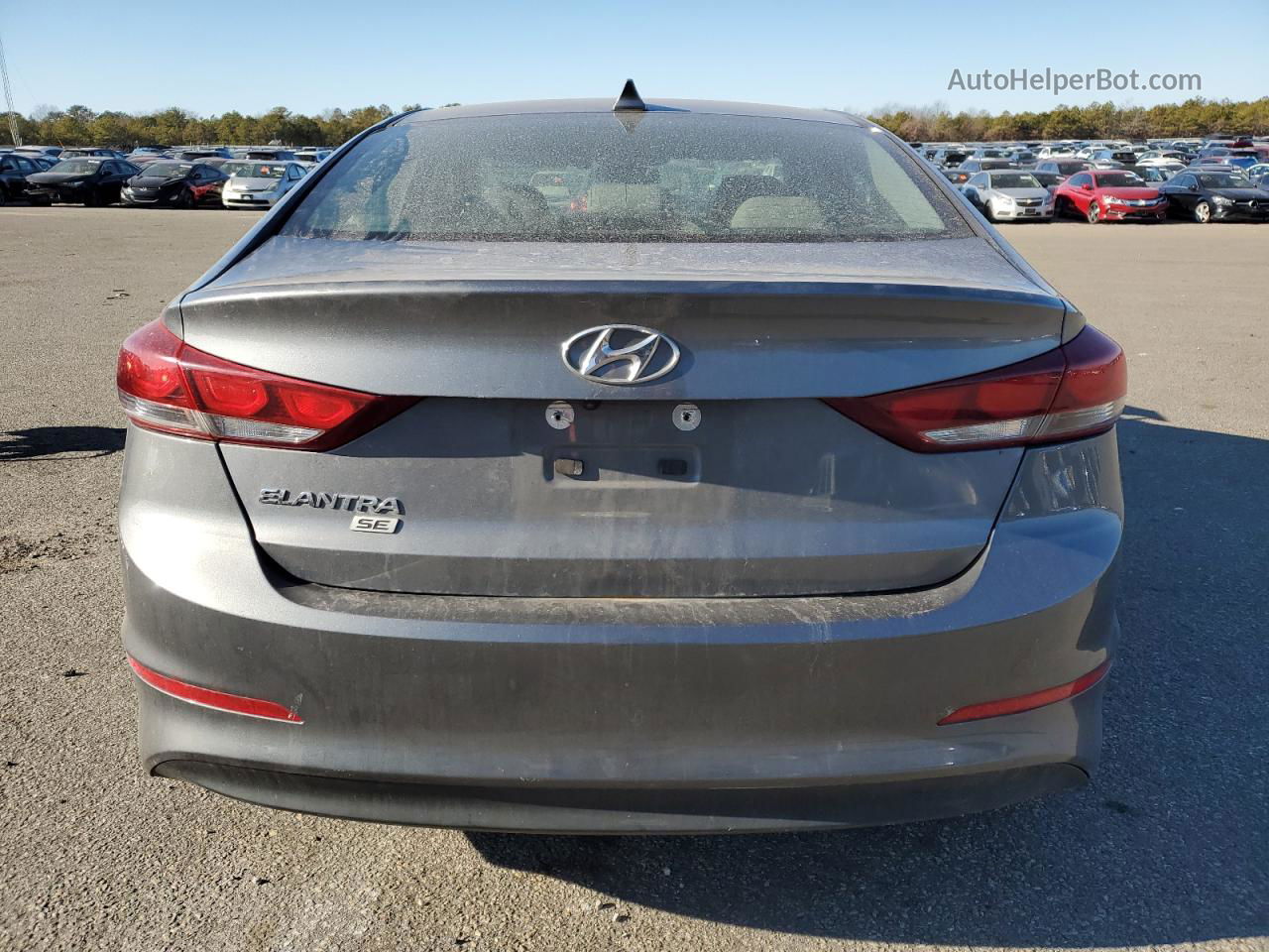 2018 Hyundai Elantra Se Charcoal vin: 5NPD74LF6JH386223