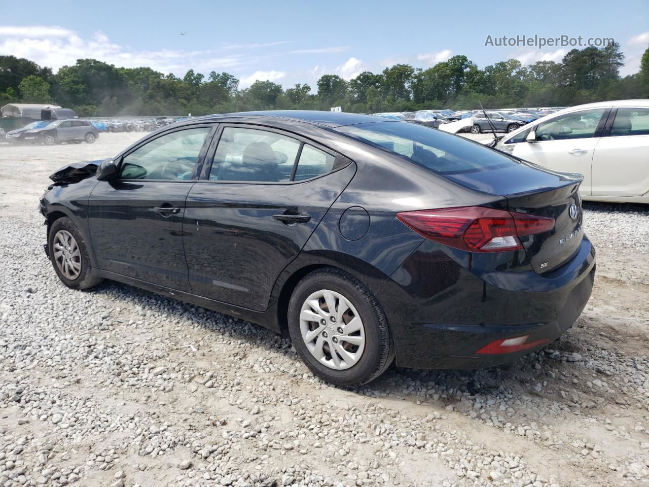 2019 Hyundai Elantra Se Black vin: 5NPD74LF6KH413678