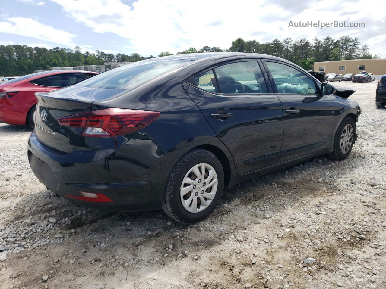 2019 Hyundai Elantra Se Black vin: 5NPD74LF6KH413678