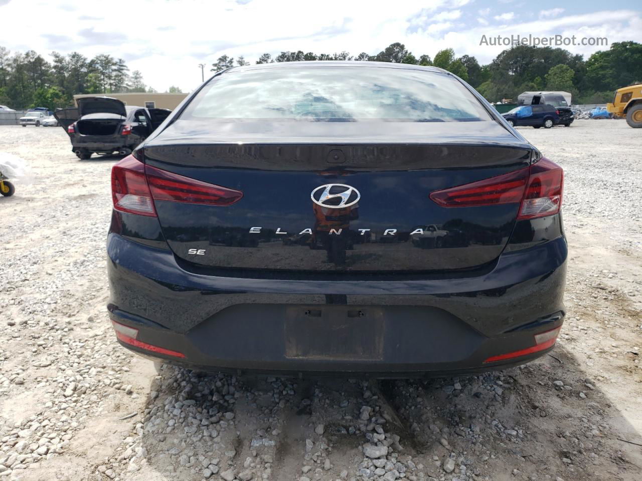 2019 Hyundai Elantra Se Black vin: 5NPD74LF6KH413678