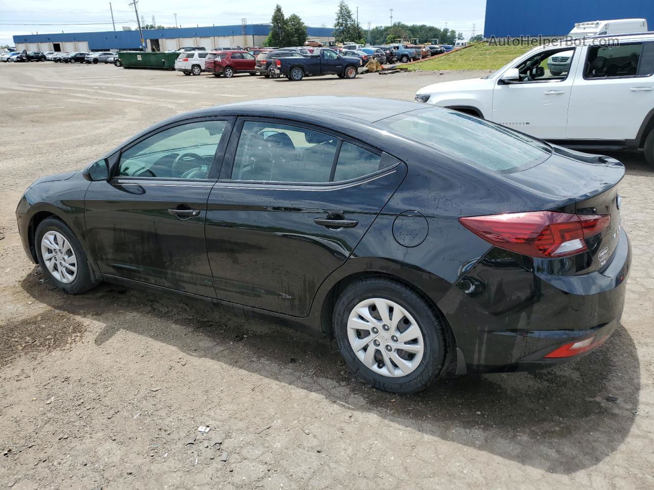 2019 Hyundai Elantra Se Черный vin: 5NPD74LF6KH476957