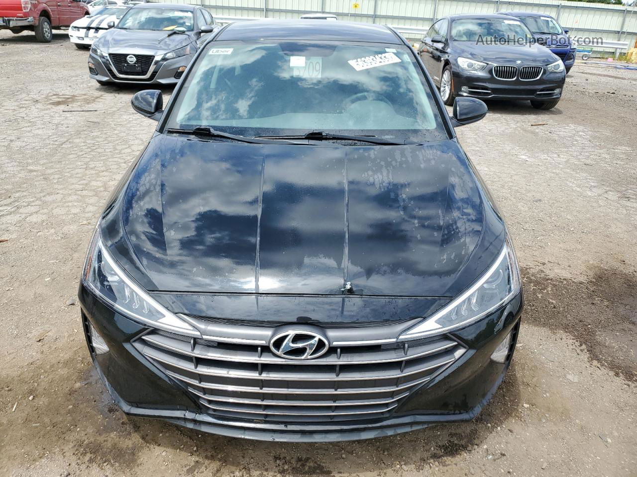 2019 Hyundai Elantra Se Black vin: 5NPD74LF6KH476957