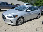 2017 Hyundai Elantra Se Silver vin: 5NPD74LF7HH065687