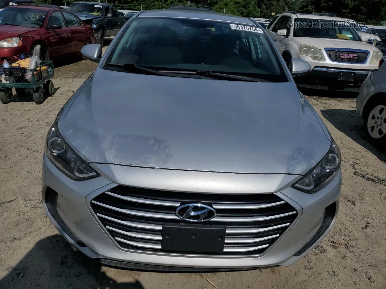 2017 Hyundai Elantra Se Silver vin: 5NPD74LF7HH065687