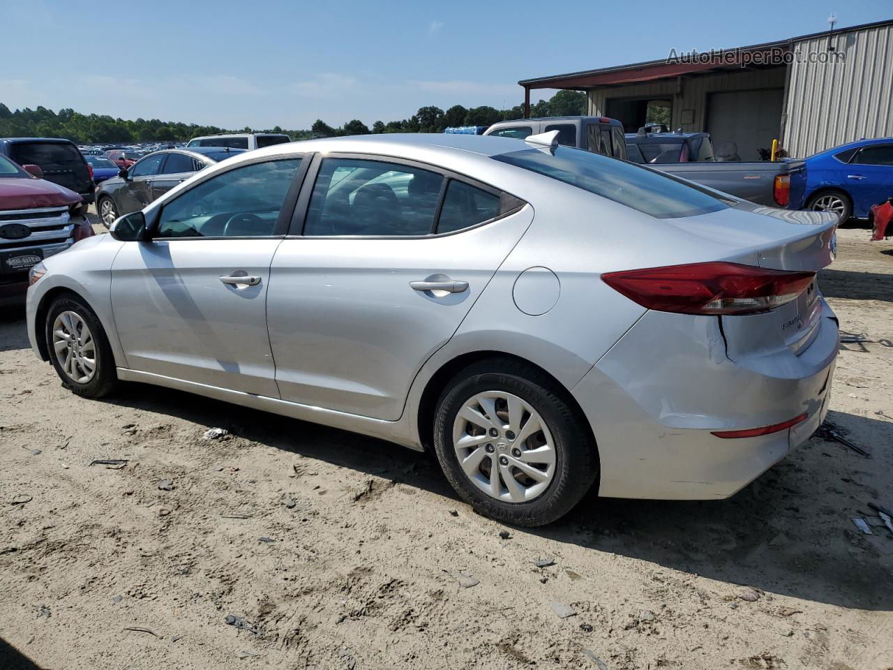 2017 Hyundai Elantra Se Silver vin: 5NPD74LF7HH065687