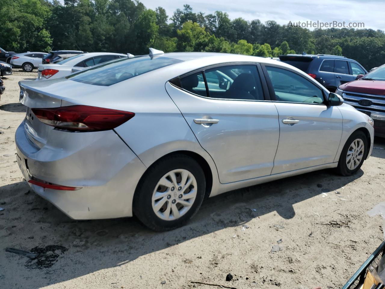 2017 Hyundai Elantra Se Silver vin: 5NPD74LF7HH065687