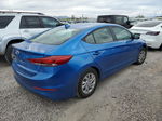 2017 Hyundai Elantra Se Blue vin: 5NPD74LF7HH082652