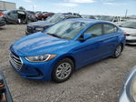 2017 Hyundai Elantra Se Синий vin: 5NPD74LF7HH082652