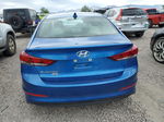 2017 Hyundai Elantra Se Синий vin: 5NPD74LF7HH082652