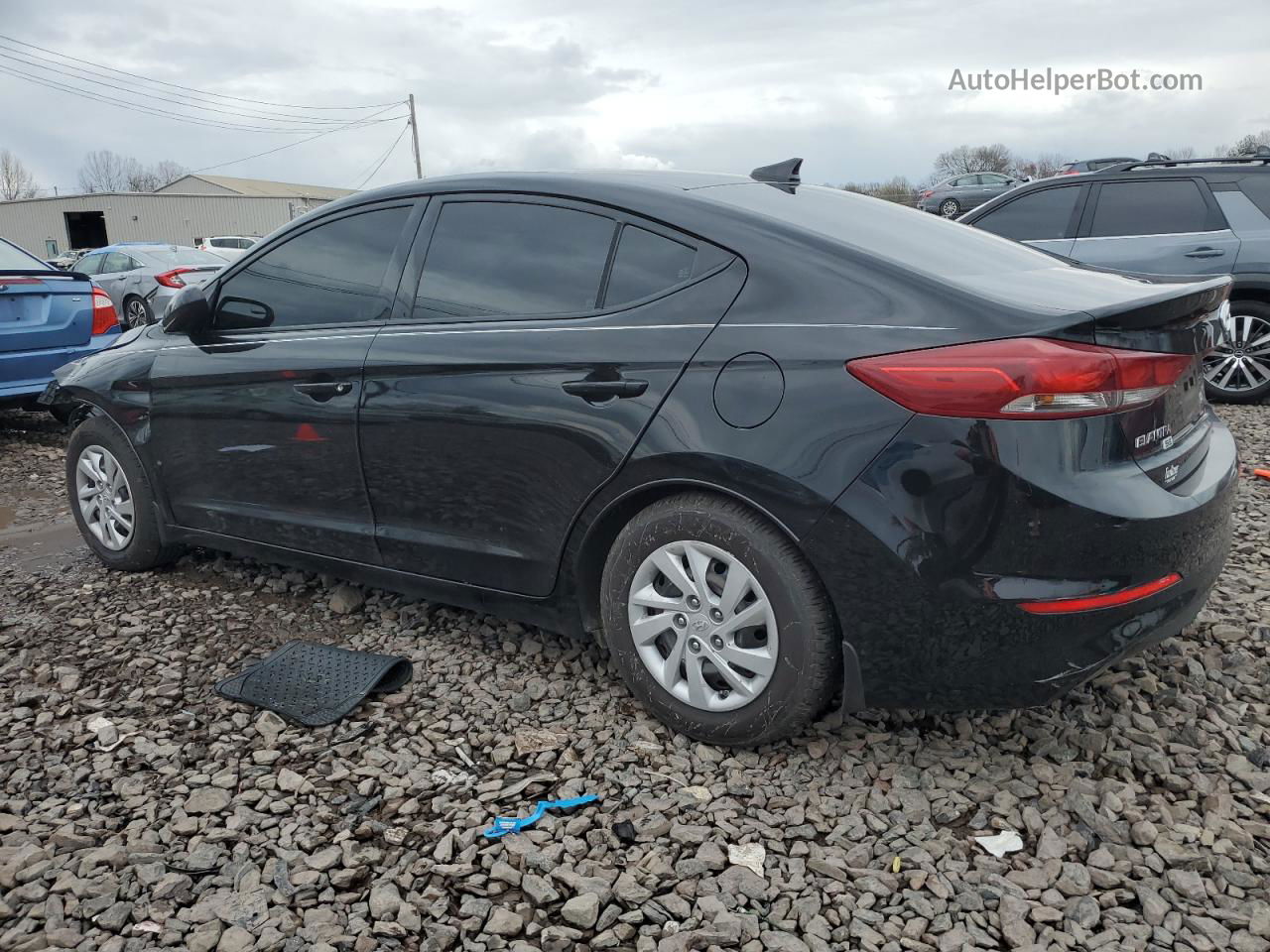 2017 Hyundai Elantra Se Black vin: 5NPD74LF7HH088161