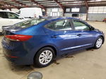 2017 Hyundai Elantra Se Blue vin: 5NPD74LF7HH100325