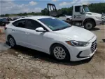 2017 Hyundai Elantra Se White vin: 5NPD74LF7HH138377