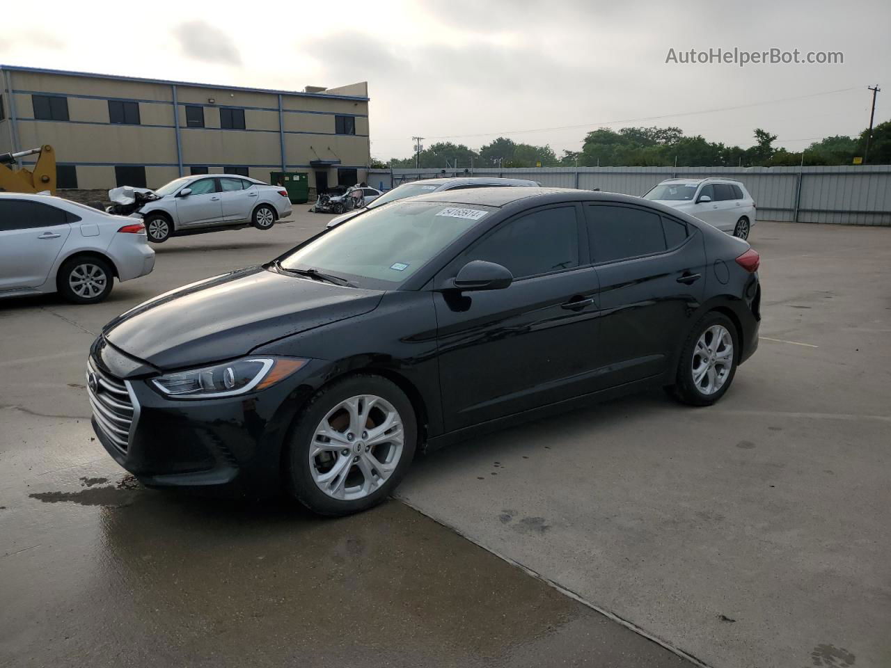 2017 Hyundai Elantra Se Black vin: 5NPD74LF7HH142025