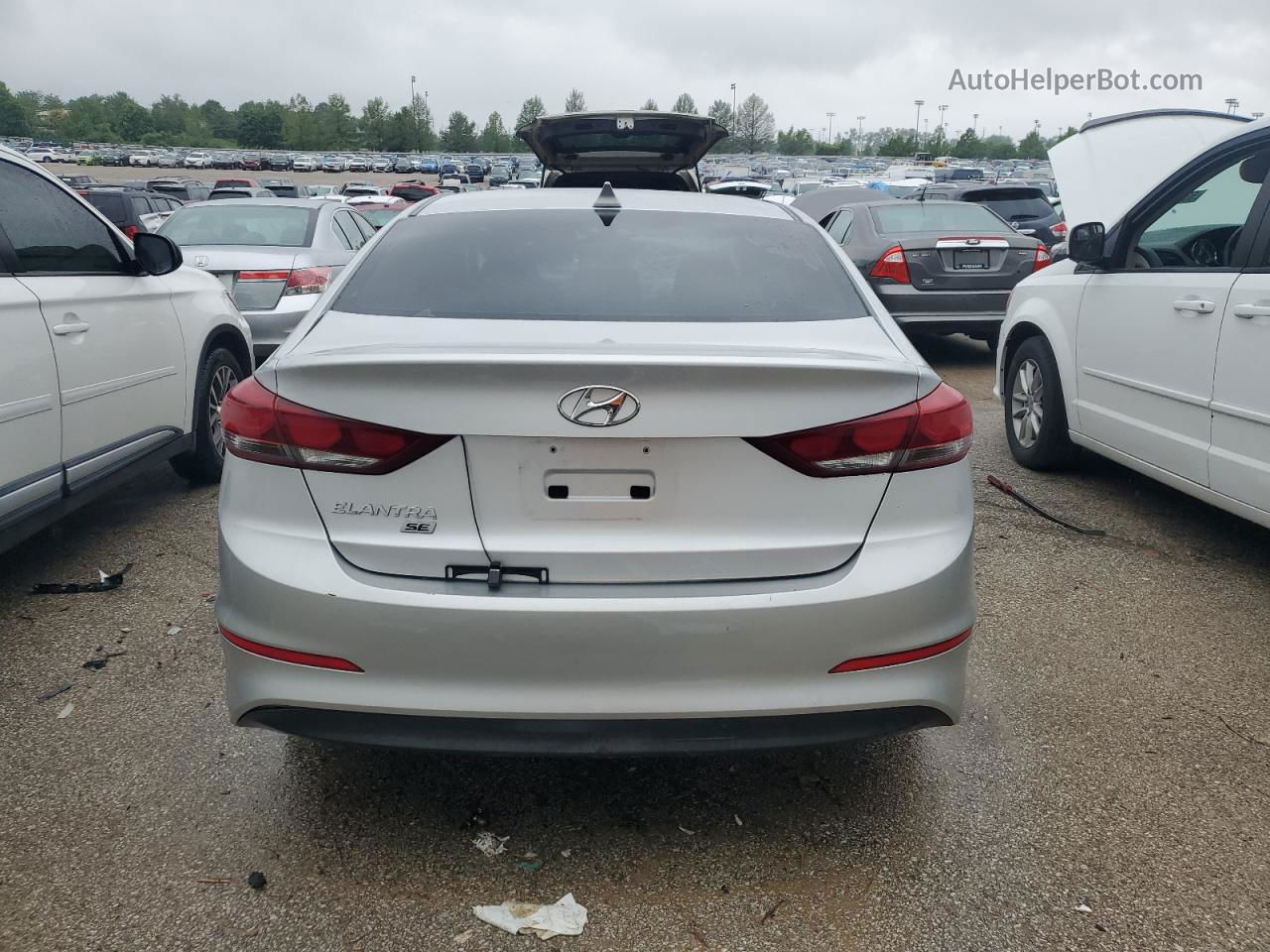 2017 Hyundai Elantra Se Серебряный vin: 5NPD74LF7HH155468