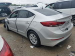 2017 Hyundai Elantra Se Серебряный vin: 5NPD74LF7HH155468