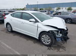 2017 Hyundai Elantra Se White vin: 5NPD74LF7HH198109