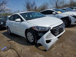 2017 Hyundai Elantra Se White vin: 5NPD74LF7HH199017