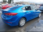 2017 Hyundai Elantra Se Blue vin: 5NPD74LF7HH201400