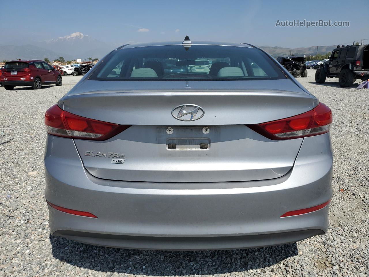 2017 Hyundai Elantra Se Silver vin: 5NPD74LF7HH203387