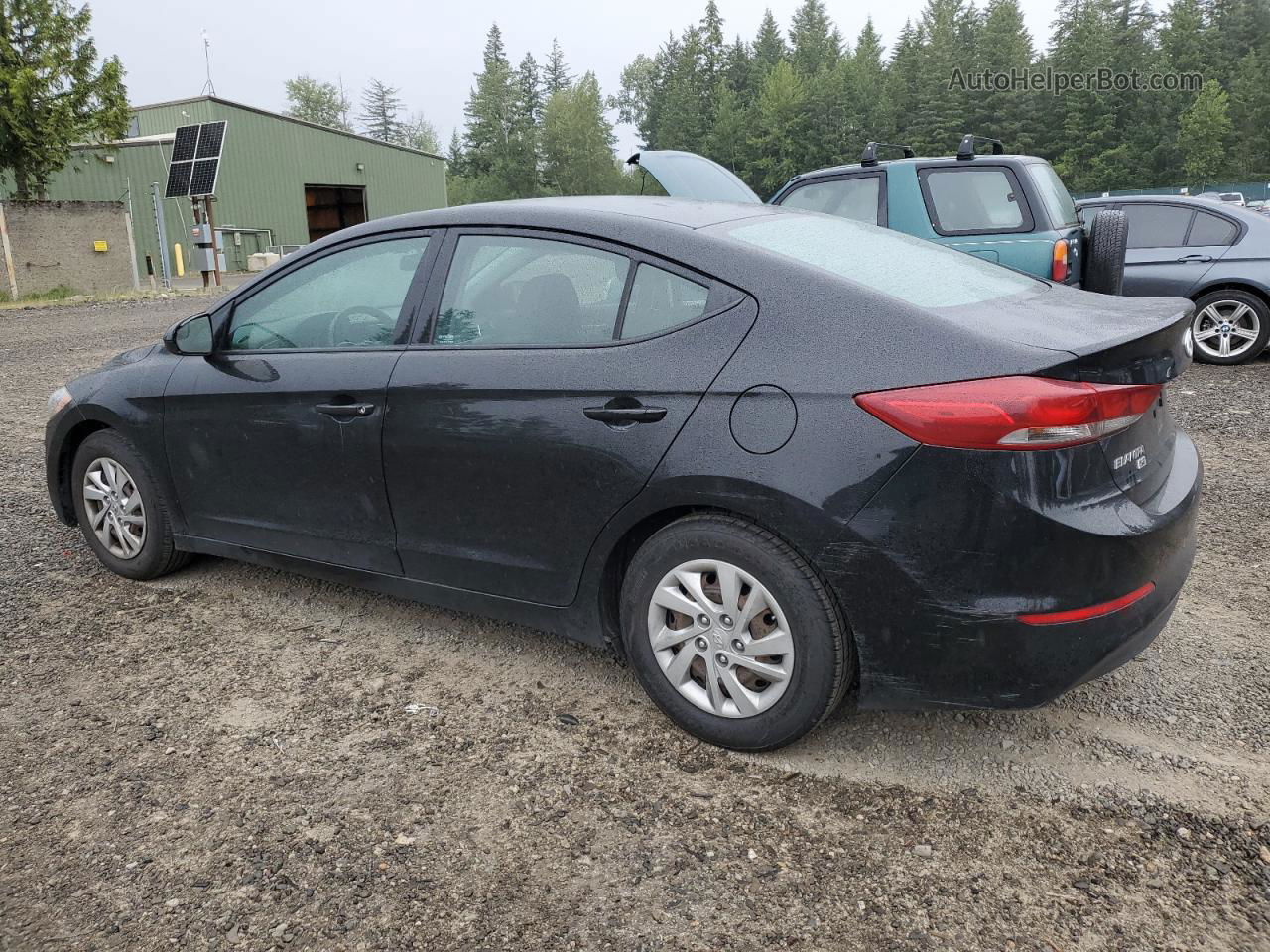 2018 Hyundai Elantra Se Black vin: 5NPD74LF7JH230188