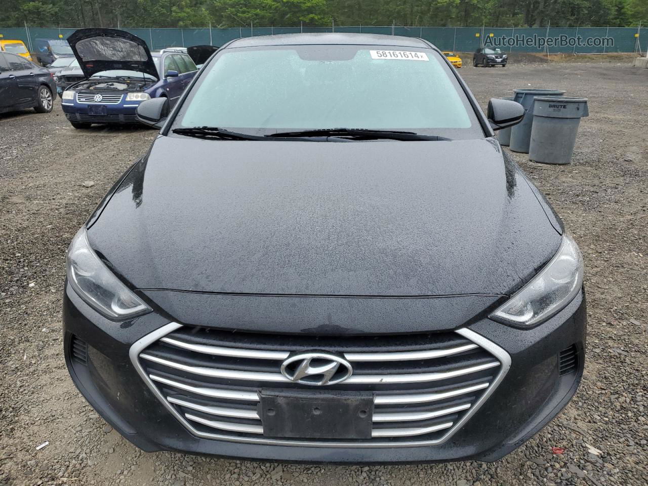 2018 Hyundai Elantra Se Black vin: 5NPD74LF7JH230188