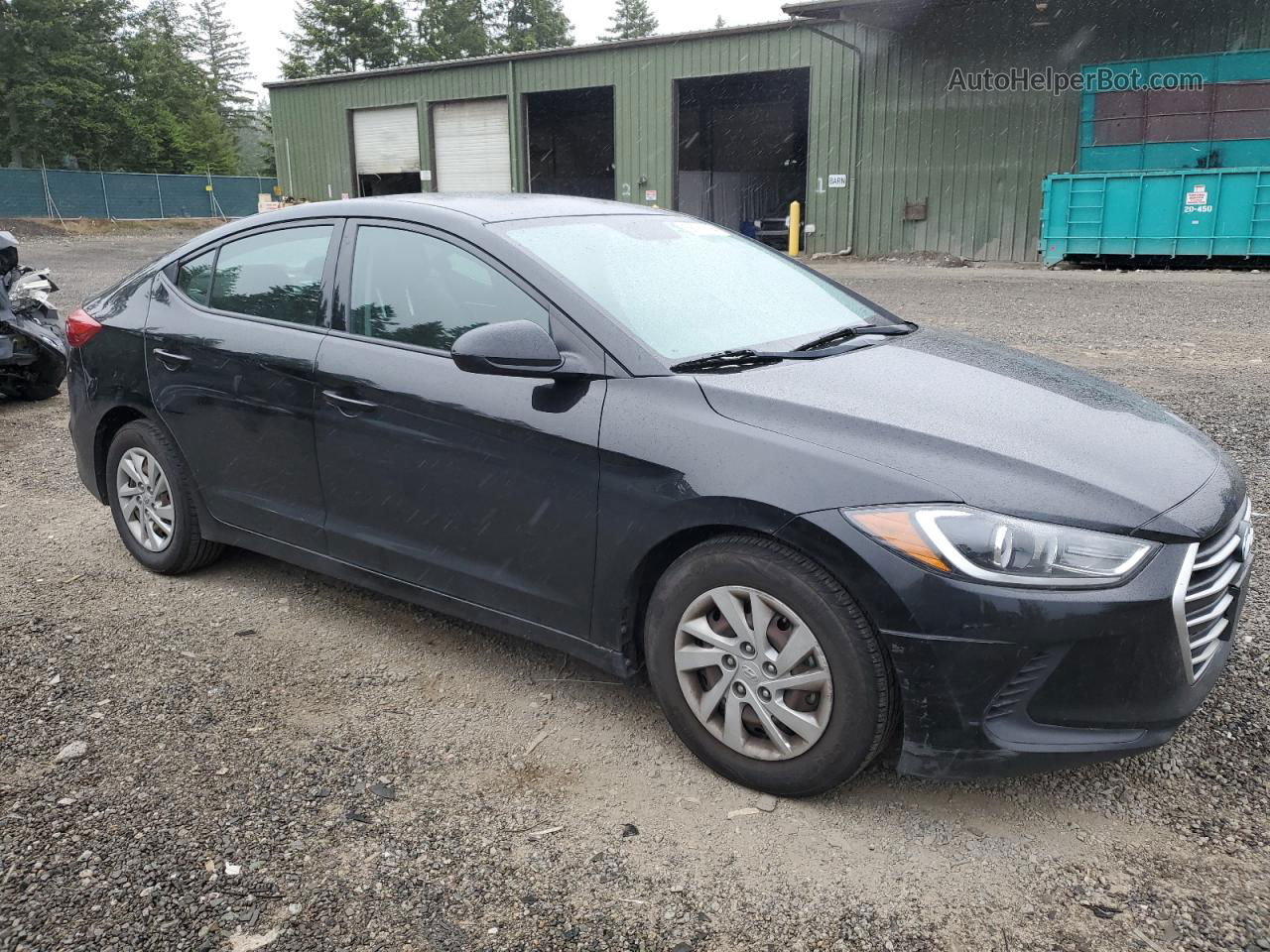 2018 Hyundai Elantra Se Black vin: 5NPD74LF7JH230188