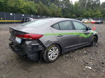 2018 Hyundai Elantra Se Gray vin: 5NPD74LF7JH311935