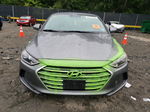 2018 Hyundai Elantra Se Gray vin: 5NPD74LF7JH311935