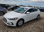 2018 Hyundai Elantra Se White vin: 5NPD74LF7JH321302