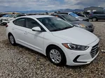 2018 Hyundai Elantra Se White vin: 5NPD74LF7JH321302