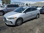 2018 Hyundai Elantra Se Silver vin: 5NPD74LF7JH340853