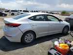 2018 Hyundai Elantra Se Silver vin: 5NPD74LF7JH340853