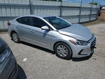 2018 Hyundai Elantra Se Gray vin: 5NPD74LF7JH355658