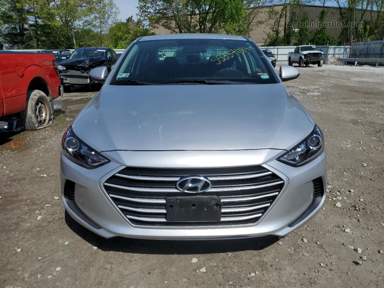 2018 Hyundai Elantra Se Серебряный vin: 5NPD74LF7JH394699