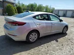 2018 Hyundai Elantra Se Silver vin: 5NPD74LF7JH394699