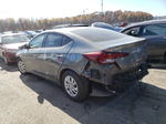 2019 Hyundai Elantra Se Gray vin: 5NPD74LF7KH414872