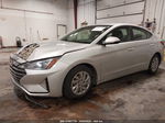 2019 Hyundai Elantra Se Silver vin: 5NPD74LF7KH474506