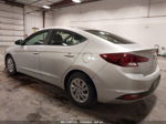 2019 Hyundai Elantra Se Silver vin: 5NPD74LF7KH474506