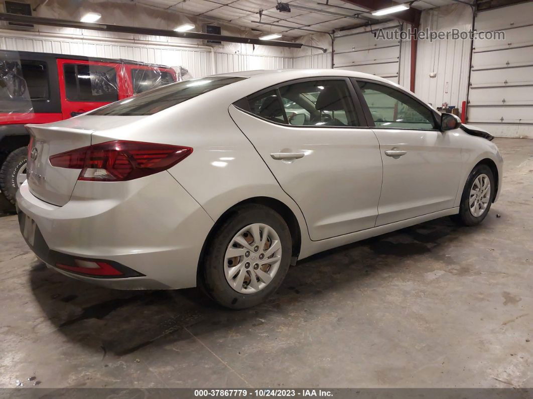 2019 Hyundai Elantra Se Silver vin: 5NPD74LF7KH474506