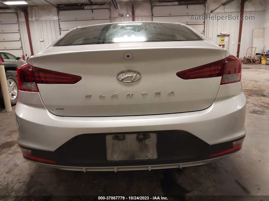 2019 Hyundai Elantra Se Silver vin: 5NPD74LF7KH474506