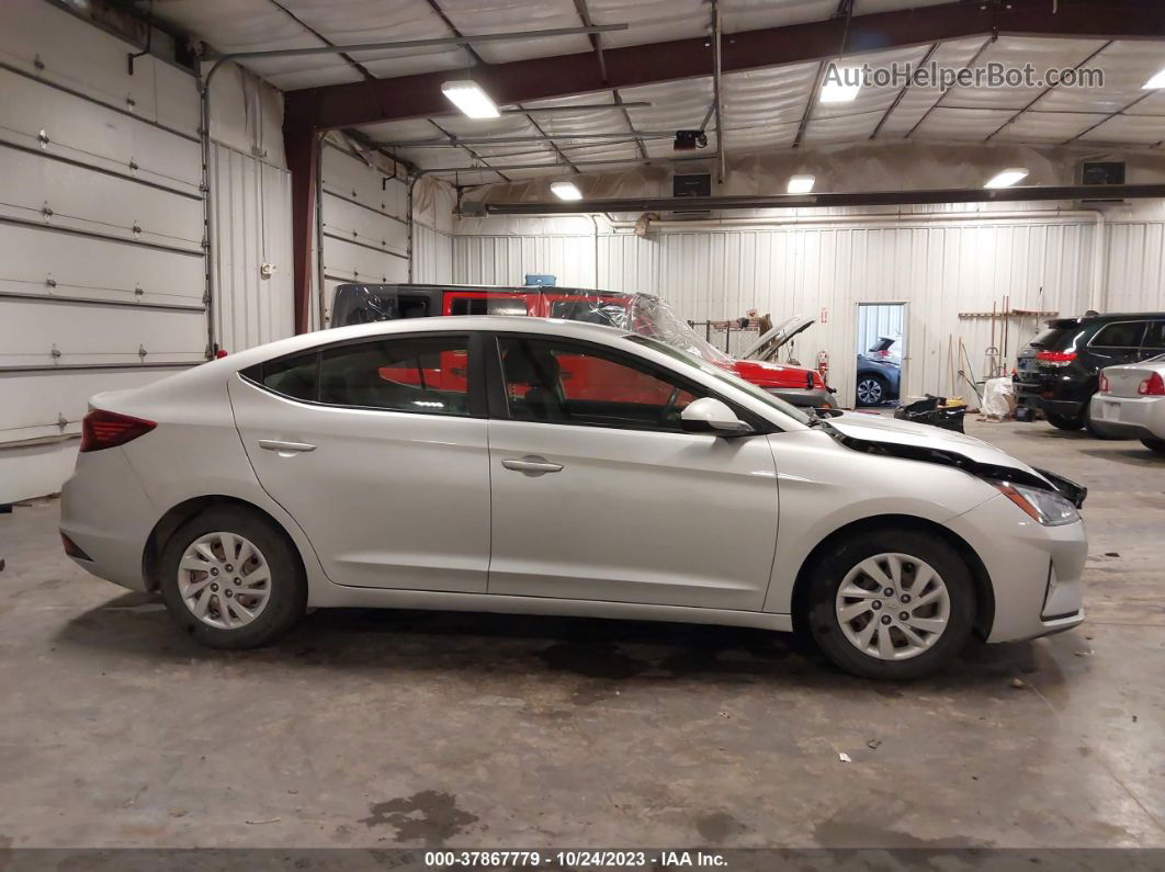 2019 Hyundai Elantra Se Silver vin: 5NPD74LF7KH474506