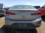 2019 Hyundai Elantra Se Gray vin: 5NPD74LF7KH481021