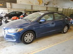 2017 Hyundai Elantra Se Blue vin: 5NPD74LF8HH037221