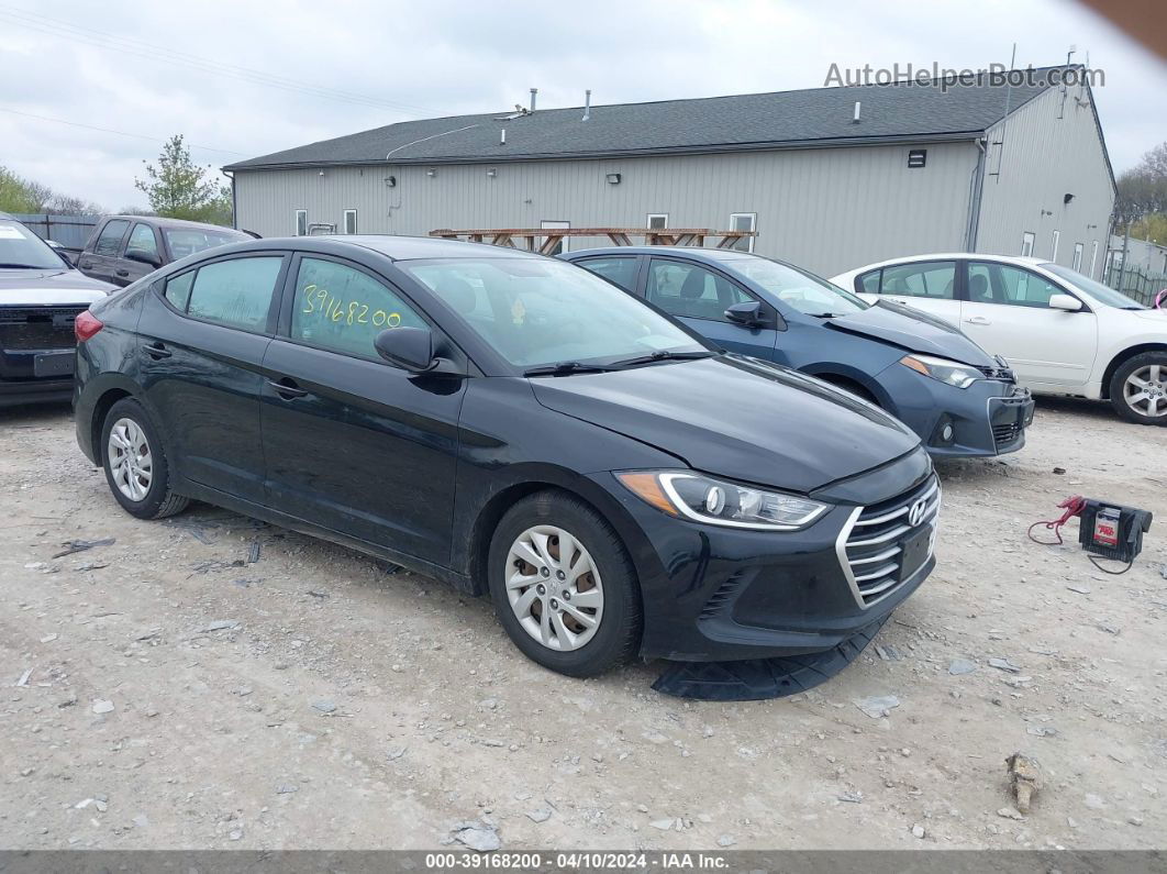 2017 Hyundai Elantra Se Black vin: 5NPD74LF8HH056268