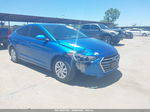 2017 Hyundai Elantra Se Blue vin: 5NPD74LF8HH099993