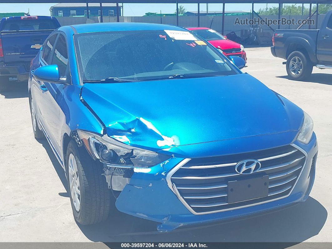 2017 Hyundai Elantra Se Blue vin: 5NPD74LF8HH099993