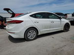 2017 Hyundai Elantra Se White vin: 5NPD74LF8HH103959