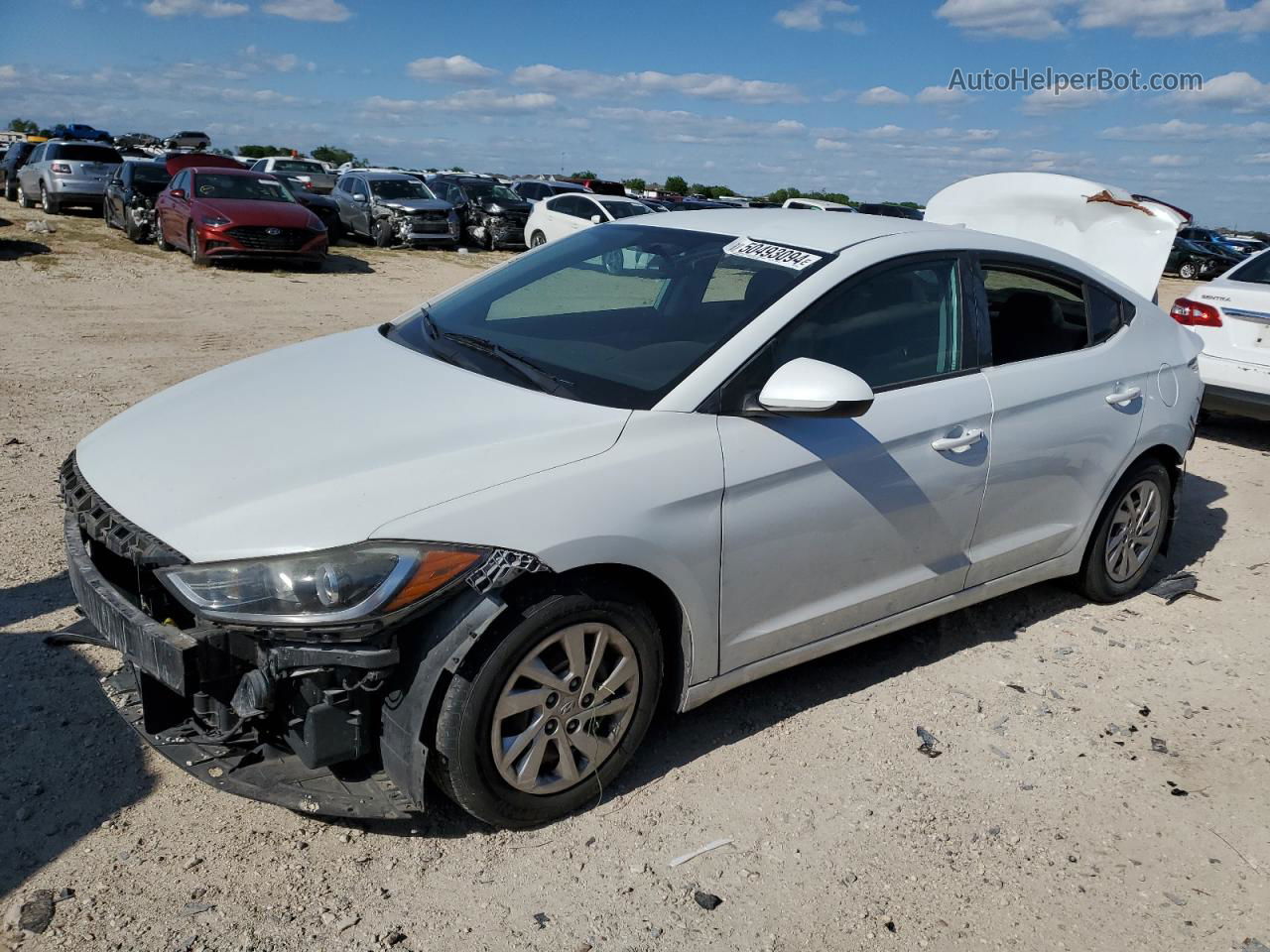 2017 Hyundai Elantra Se Белый vin: 5NPD74LF8HH113312