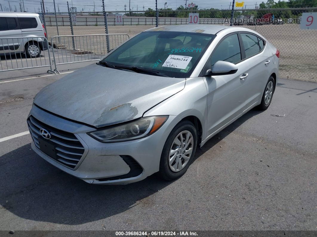 2017 Hyundai Elantra Se Silver vin: 5NPD74LF8HH113777