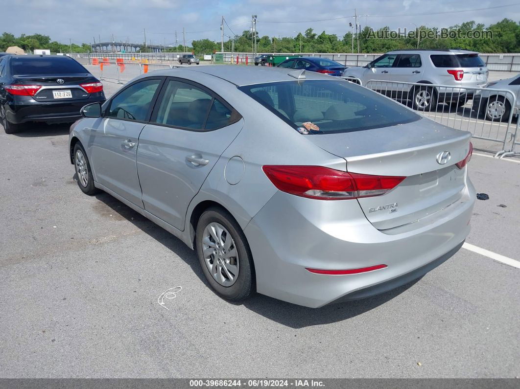 2017 Hyundai Elantra Se Silver vin: 5NPD74LF8HH113777